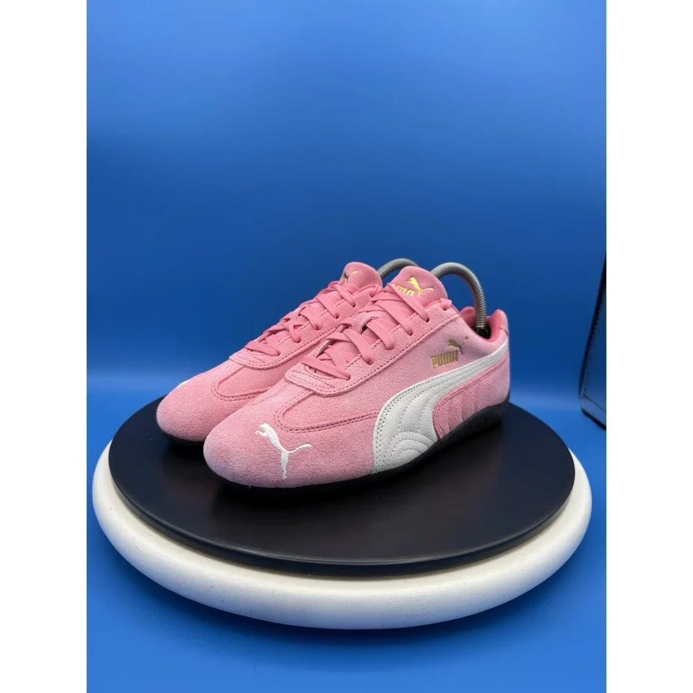 Puma Speedcat OG Youth Size 5.5 Womens 7 Pink Retro Sneakers Shoes 401698-05